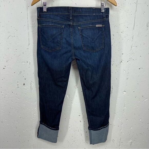 Hudson Women's Size 28 Muse Crop Skinny 5" Cuff Stretch Jeans - Picture 6 of 14